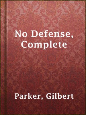 No Defense, Complete - ebook